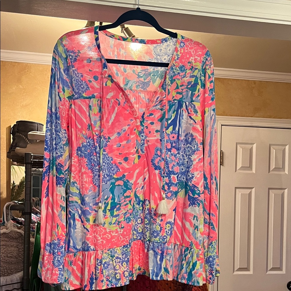 Floral Multicolor Women's Top Lilly Pulitzer